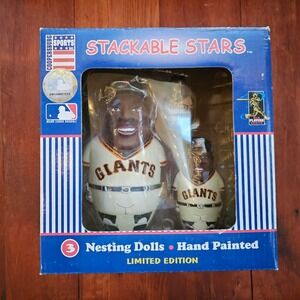 Barry Bonds San Francisco Giants MLB Baseball Stackable Stars nesting doll